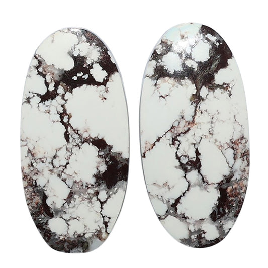 Wild Horse Jasper Pair 13x26.5x4.3 mm Oval Shape Polished Gemstone LS15-07518