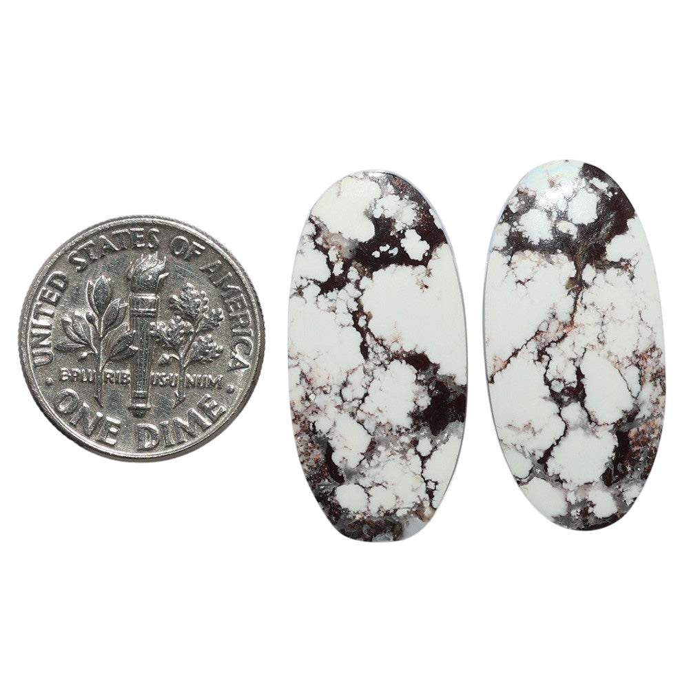 Wild Horse Jasper Pair 13x26.5x4.3 mm Oval Shape Polished Gemstone LS15-07518