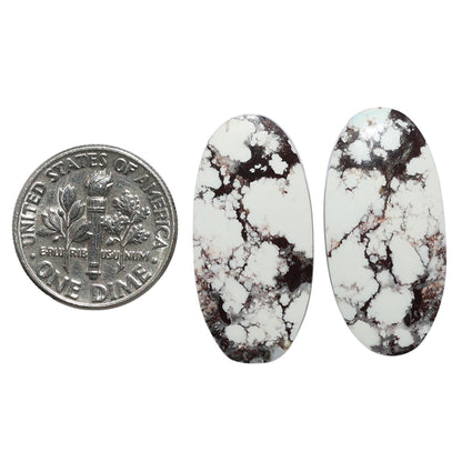 Wild Horse Jasper Pair 13x26.5x4.3 mm Oval Shape Polished Gemstone LS15-07518