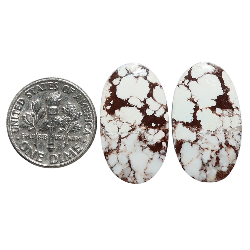 Wild Horse Jasper Pair 13.7x23.4x4 mm Oval Shape Polished Gemstone LS15-07519