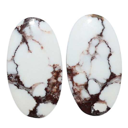 Wild Horse Jasper Pair 13.3x24.4x4 mm Oval Shape Polished Gemstone LS15-07521