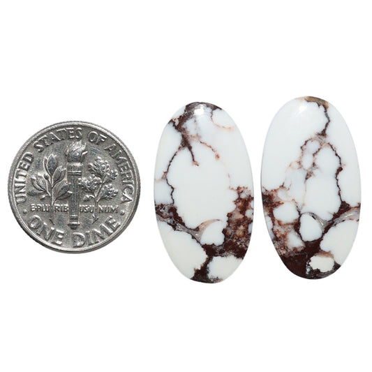 Wild Horse Jasper Pair 13.3x24.4x4 mm Oval Shape Polished Gemstone LS15-07521