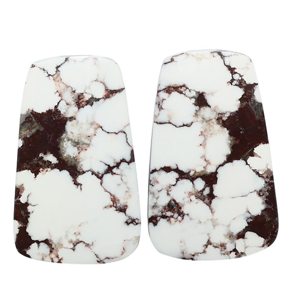 Wild Horse Jasper Pair 15.1x24.5x3.7 mm Fancy Shape Polished Gemstone LS15-07522