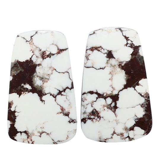 Wild Horse Jasper Pair 15.1x24.5x3.7 mm Fancy Shape Polished Gemstone LS15-07522