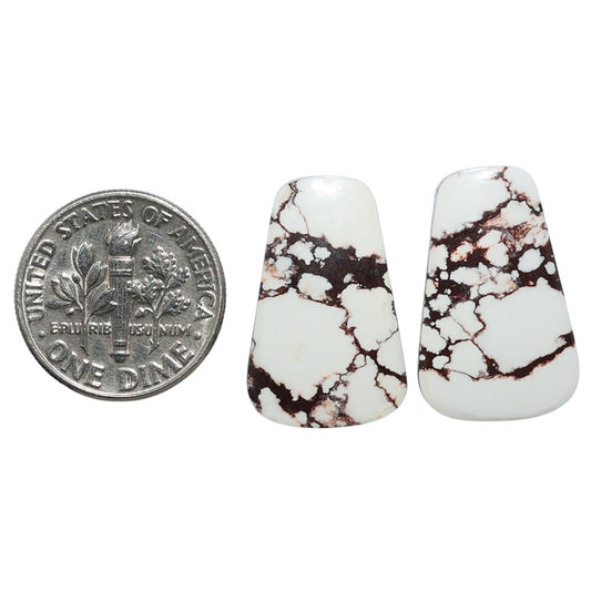 Wild Horse Jasper Pair 13.5x21x4 mm Fancy Shape Polished Gemstone LS15-07523