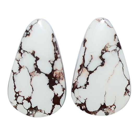 Wild Horse Jasper Pair 12.7x20.9x3.7 mm Pear Shape Polished Gemstone LS15-07526