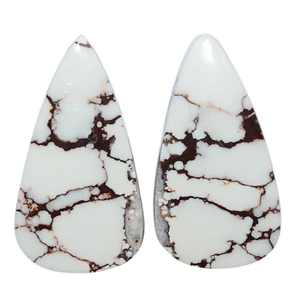 Wild Horse Jasper Pair 13.5x24.6x4 mm Pear Shape Polished Gemstone LS15-07527