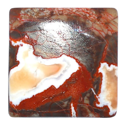 Money Agate 22.8x22.8x5 mm Baguette Shape Polished Gemstone LS151-08231