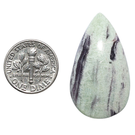 Kammererite 19.6x34.3x6 mm Pear Shape Polished Gemstone LS152-08296