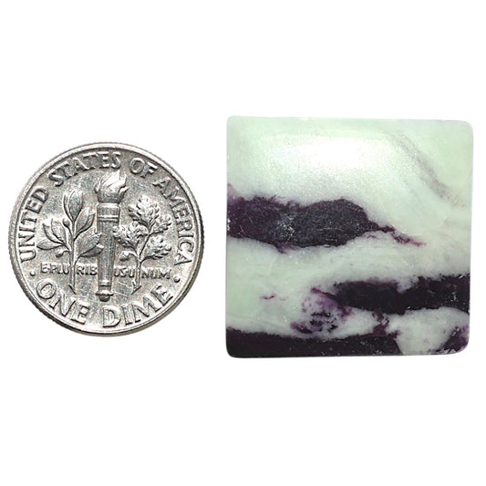 Kammererite 22x22.4x5 mm Baguette Shape Polished Gemstone LS152-08299