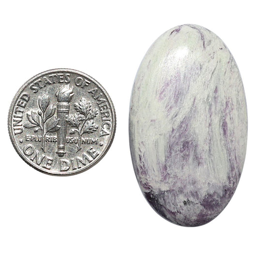 Kammererite 19.7x33.45x5 mm Oval Shape Polished Gemstone LS152-08301