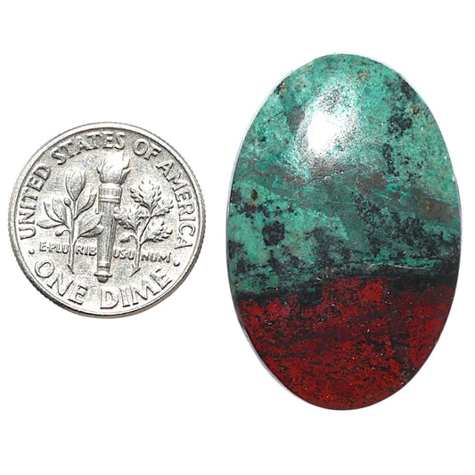 Sonora Sunrise - Cuprite Blood 21.5x32.45x4.3 mm Pear Shape Polished Gemstone LS153-08309