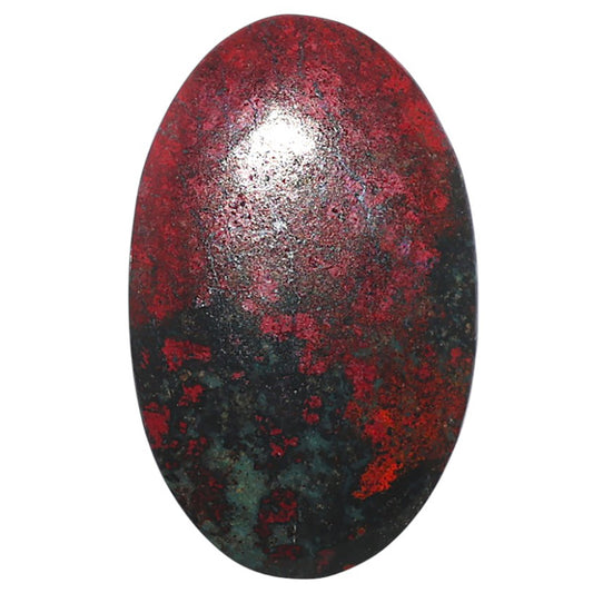 Sonora Sunrise - Cuprite Blood 21.3x34.4x5 mm Oval Shape Polished Gemstone LS153-08311