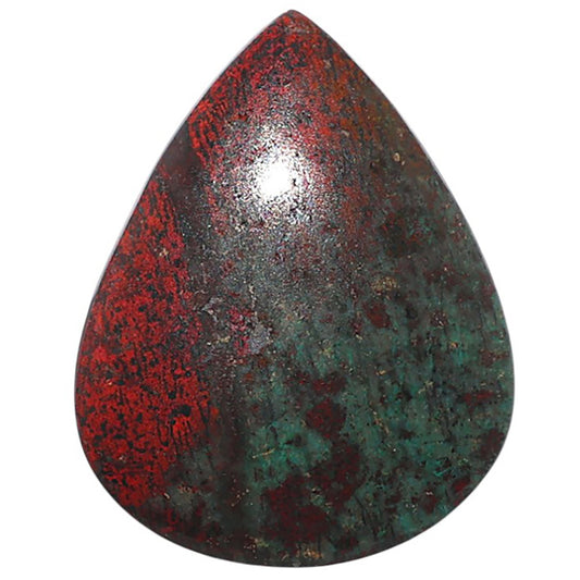 Sonora Sunrise - Cuprite Blood 25.8x32.6x5.8 mm Pear Shape Polished Gemstone LS153-08315