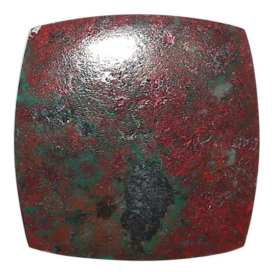 Sonora Sunrise - Cuprite Blood 26x26x3.8 mm Cushion Shape Polished Gemstone LS153-08319