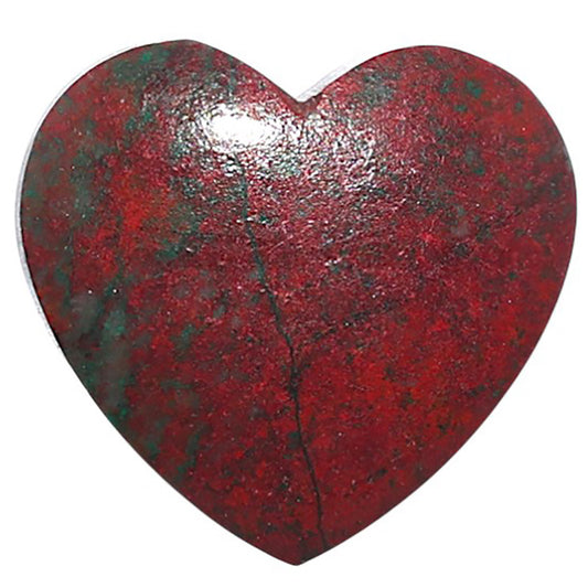 Sonora Sunrise - Cuprite Blood 22x23.6x5 mm Heart Shape Polished Gemstone LS153-08320