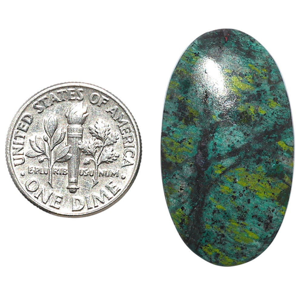 Sonora Sunrise - Cuprite Blood 17.6x31.2x5.5 mm Oval Shape Polished Gemstone LS153-08323