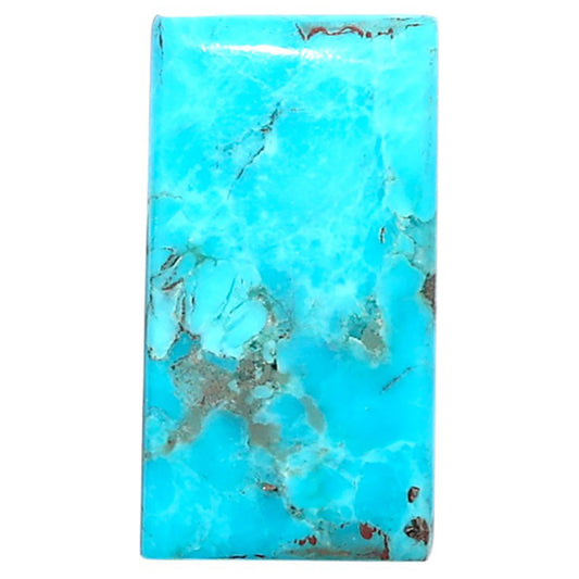 Kingman Turquoise With Pyrite 12.6x23.65x2.7 mm Baguette Shape Polished Gemstone LS154-08453