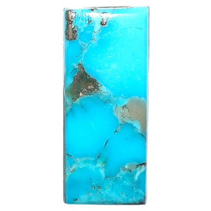 Kingman Turquoise With Pyrite 9.5x22x3.5 mm Baguette Shape Polished Gemstone LS154-08463
