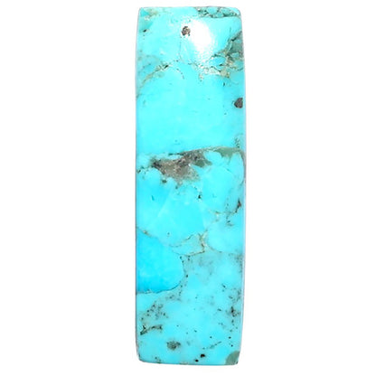 Kingman Turquoise With Pyrite 8.5x27.2x3 mm Baguette Shape Polished Gemstone LS154-08492
