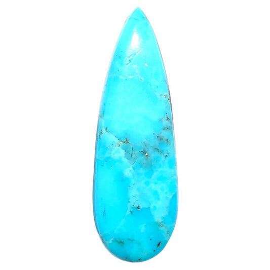 Kingman Turquoise With Pyrite 9.1x27.25x3 mm Pear Shape Polished Gemstone LS154-08494