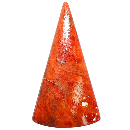 Red Sponge Coral 15.8x29x3.5 mm Fancy Shape Polished Gemstone LS156-09156