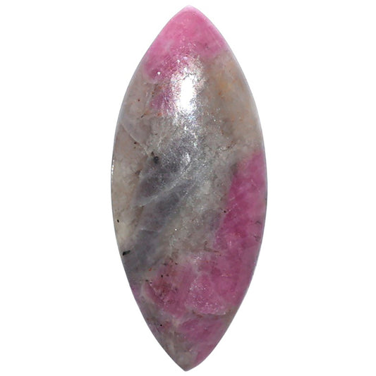 Ruby-In-Feldspar 14.2x33.45x5.6 mm Marquise Shape Polished Gemstone LS157-09183