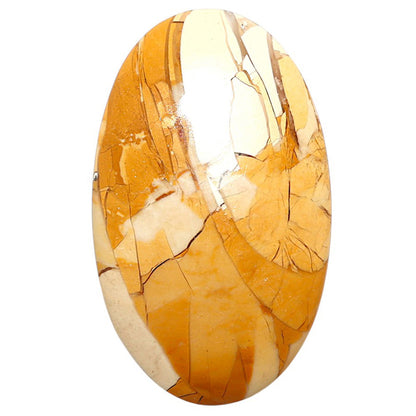 Natural Brecciated Mookaite 25.3x71.75x5 mm Oval Shape Polished Gemstone LS158-09195