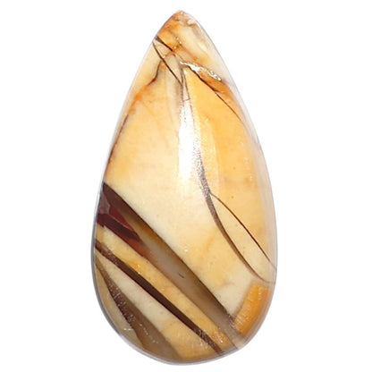 Natural Brecciated Mookaite 12.5x23.7x6 mm Pear Shape Polished Gemstone LS158-09202