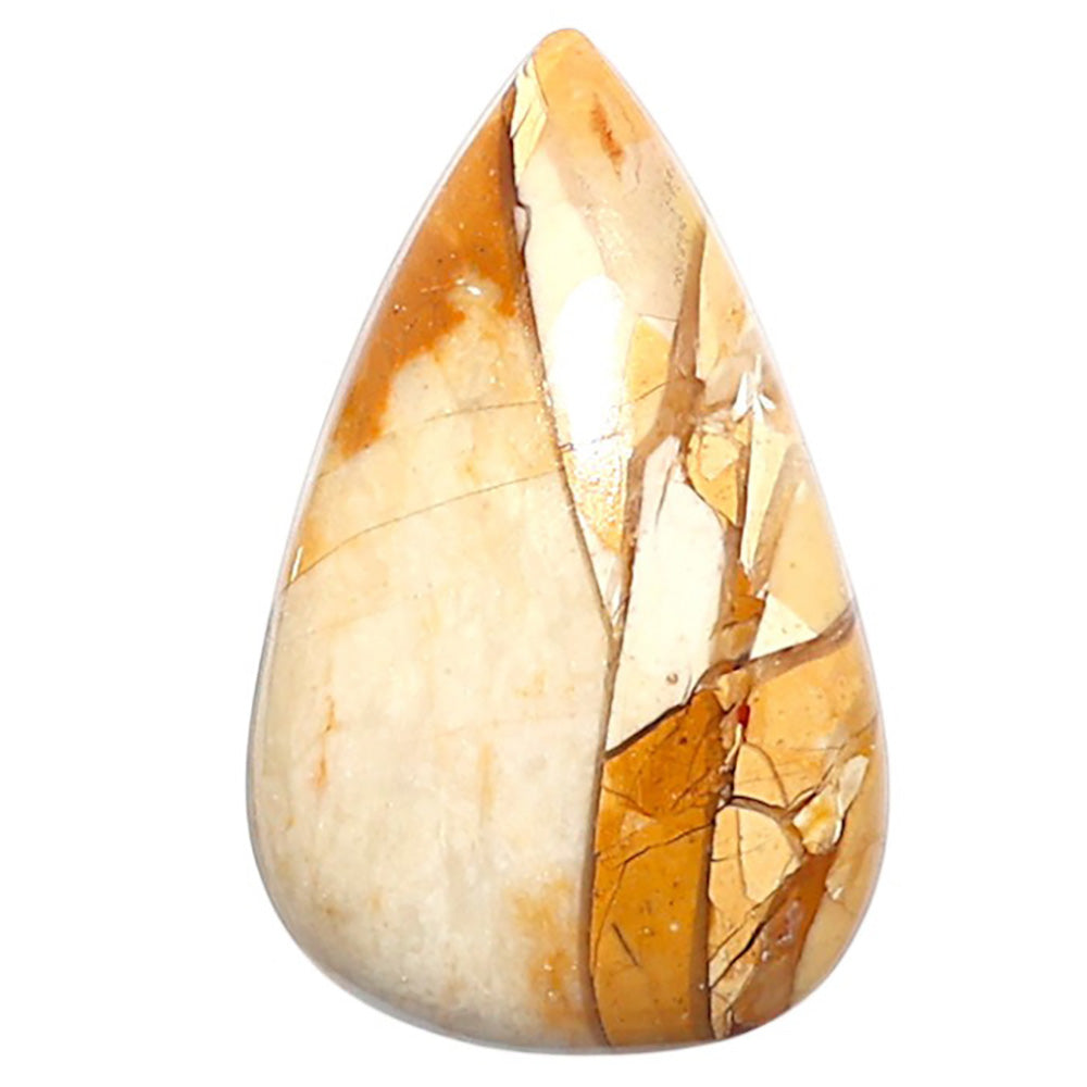 Natural Brecciated Mookaite 15x23.85x6 mm Pear Shape Polished Gemstone LS158-09218