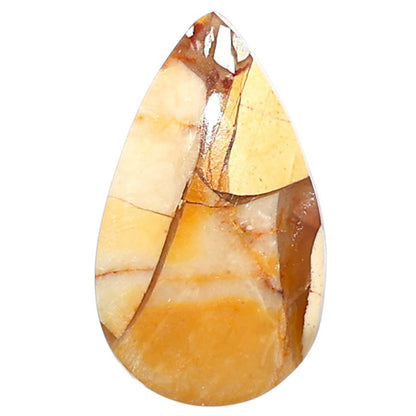 Natural Brecciated Mookaite 13.7x23.5x6 mm Pear Shape Polished Gemstone LS158-09221