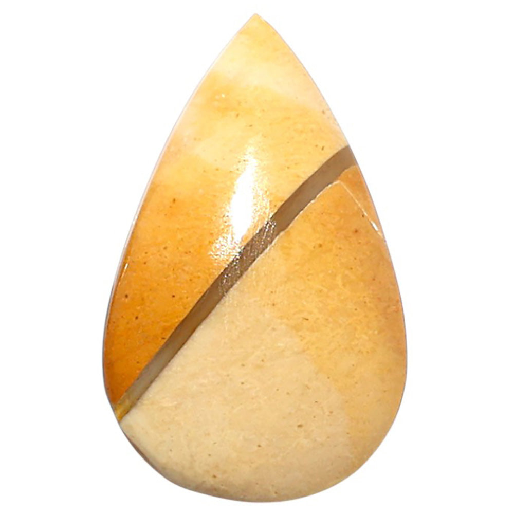 Natural Brecciated Mookaite 15x24.1x5.5 mm Pear Shape Polished Gemstone LS158-09223