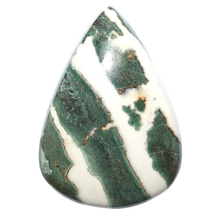 Natural Larsonite Jasper 23.5x33.5x6 mm Pear Shape Polished Gemstone LS159-09251