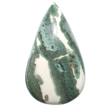 Natural Larsonite Jasper 19.2x33x5.5 mm Pear Shape Polished Gemstone LS159-09254