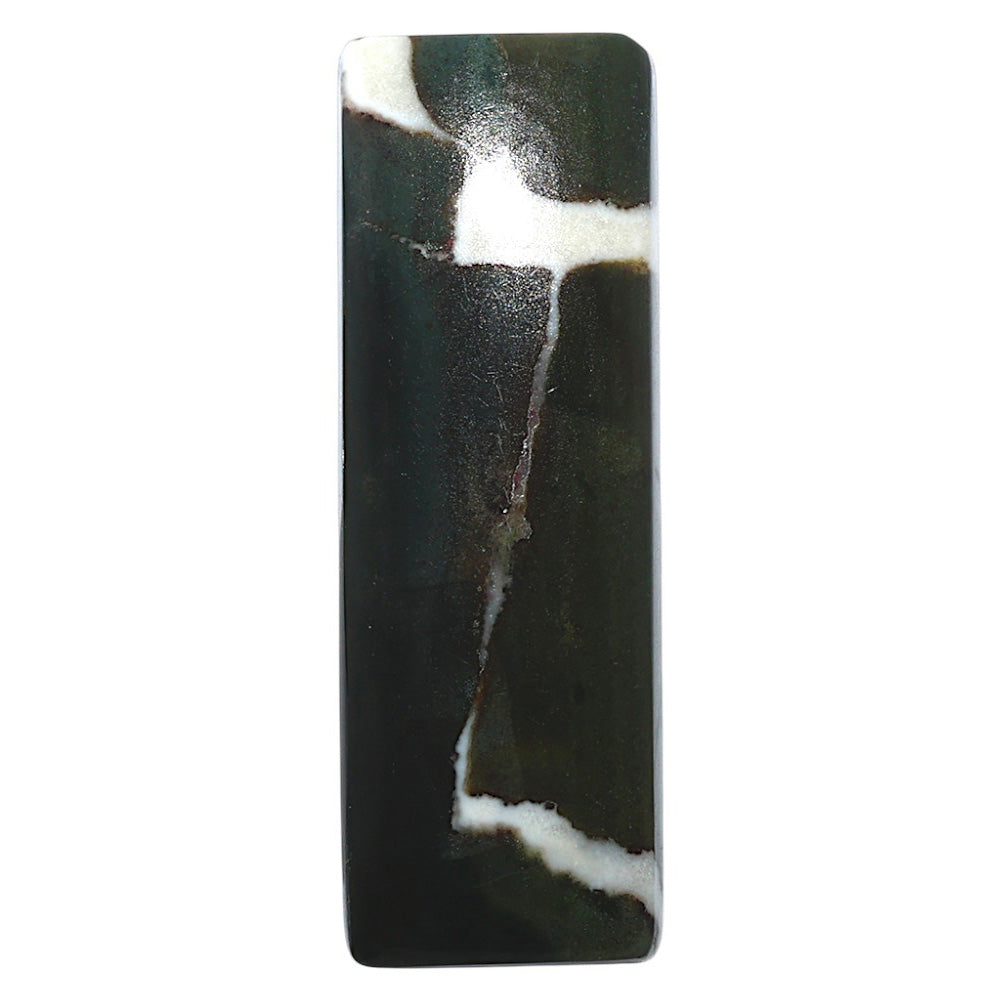 Natural Larsonite Jasper 14.5x41.5x6 mm Baguette Shape Polished Gemstone LS159-09260