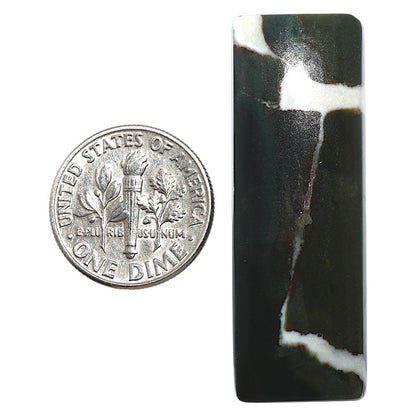 Natural Larsonite Jasper 14.5x41.5x6 mm Baguette Shape Polished Gemstone LS159-09260