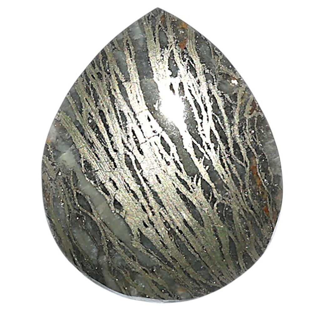 Natural Feder Pyrite 20x24.2x5 mm Heart Shape Polished Gemstone LS160-09264