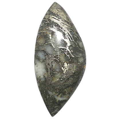 Natural Feder Pyrite 15.9x35x5 mm Fancy Shape Polished Gemstone LS160-09265