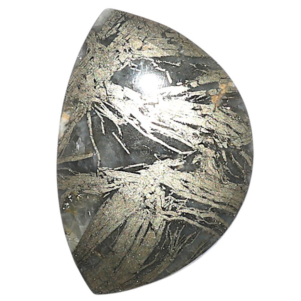 Natural Feder Pyrite 18.1x26.35x4.5 mm Fancy Shape Polished Gemstone LS160-09268