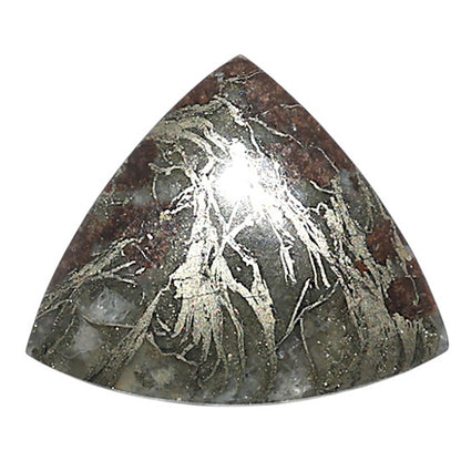 Natural Feder Pyrite 20.45x34.35x4 mm Fancy Shape Polished Gemstone LS160-09276
