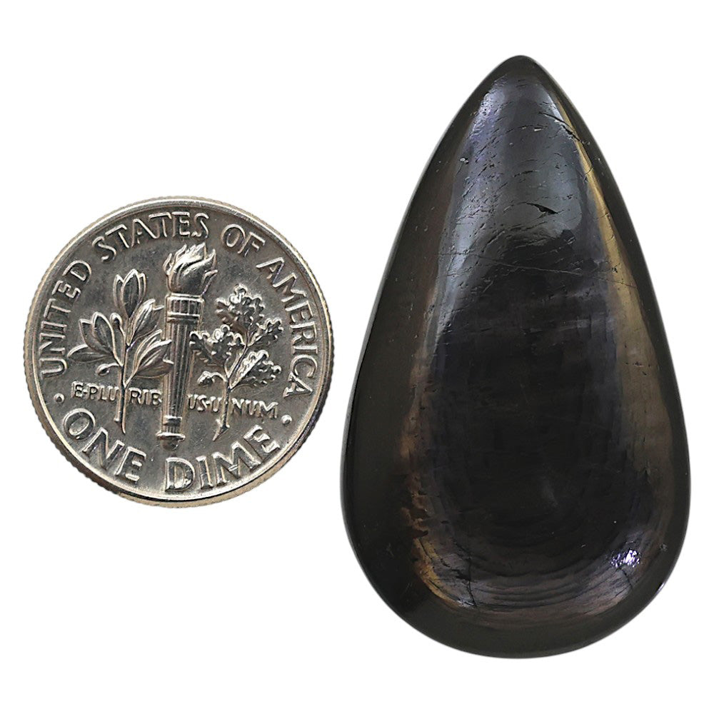 Natural Hypersthene 20x34.45x5.8 mm Pear Shape Polished Gemstone LS161-09290