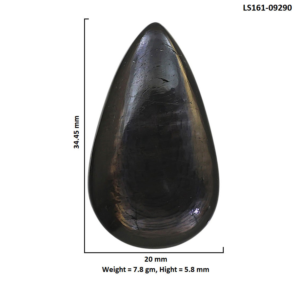 Natural Hypersthene 20x34.45x5.8 mm Pear Shape Polished Gemstone LS161-09290
