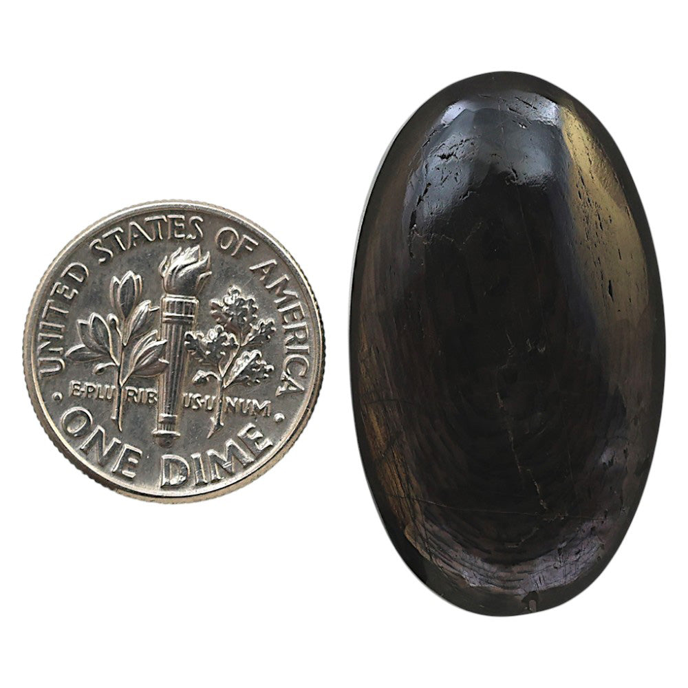 Natural Hypersthene 18.6x32x5.4 mm Oval Shape Polished Gemstone LS161-09291
