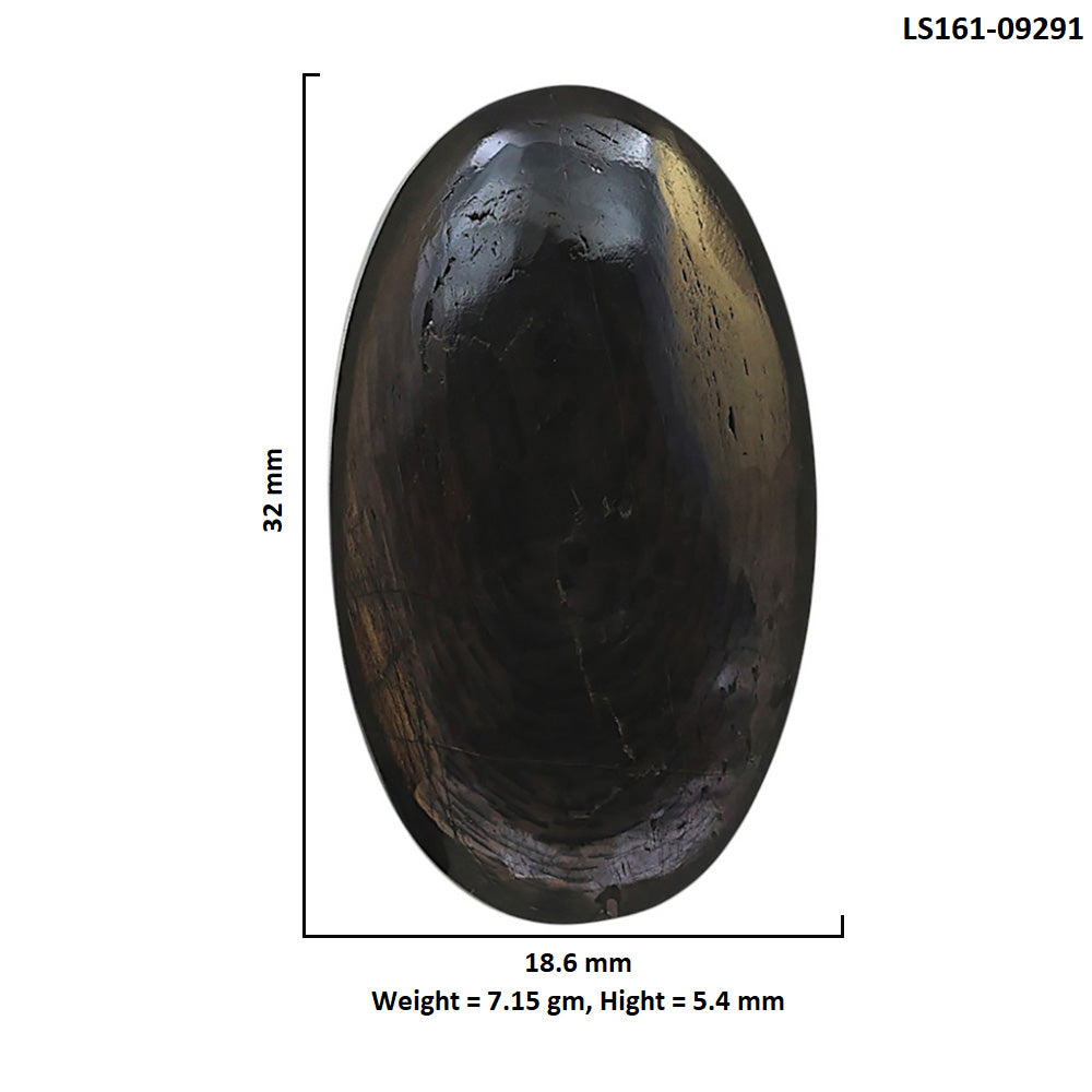 Natural Hypersthene 18.6x32x5.4 mm Oval Shape Polished Gemstone LS161-09291
