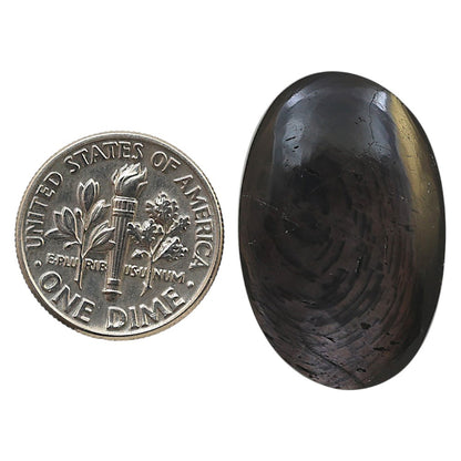 Natural Hypersthene 17.7x27.1x5 mm Oval Shape Polished Gemstone LS161-09295
