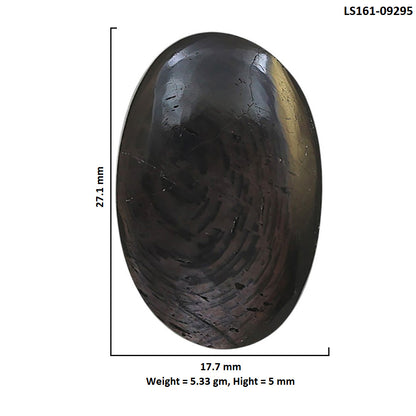 Natural Hypersthene 17.7x27.1x5 mm Oval Shape Polished Gemstone LS161-09295