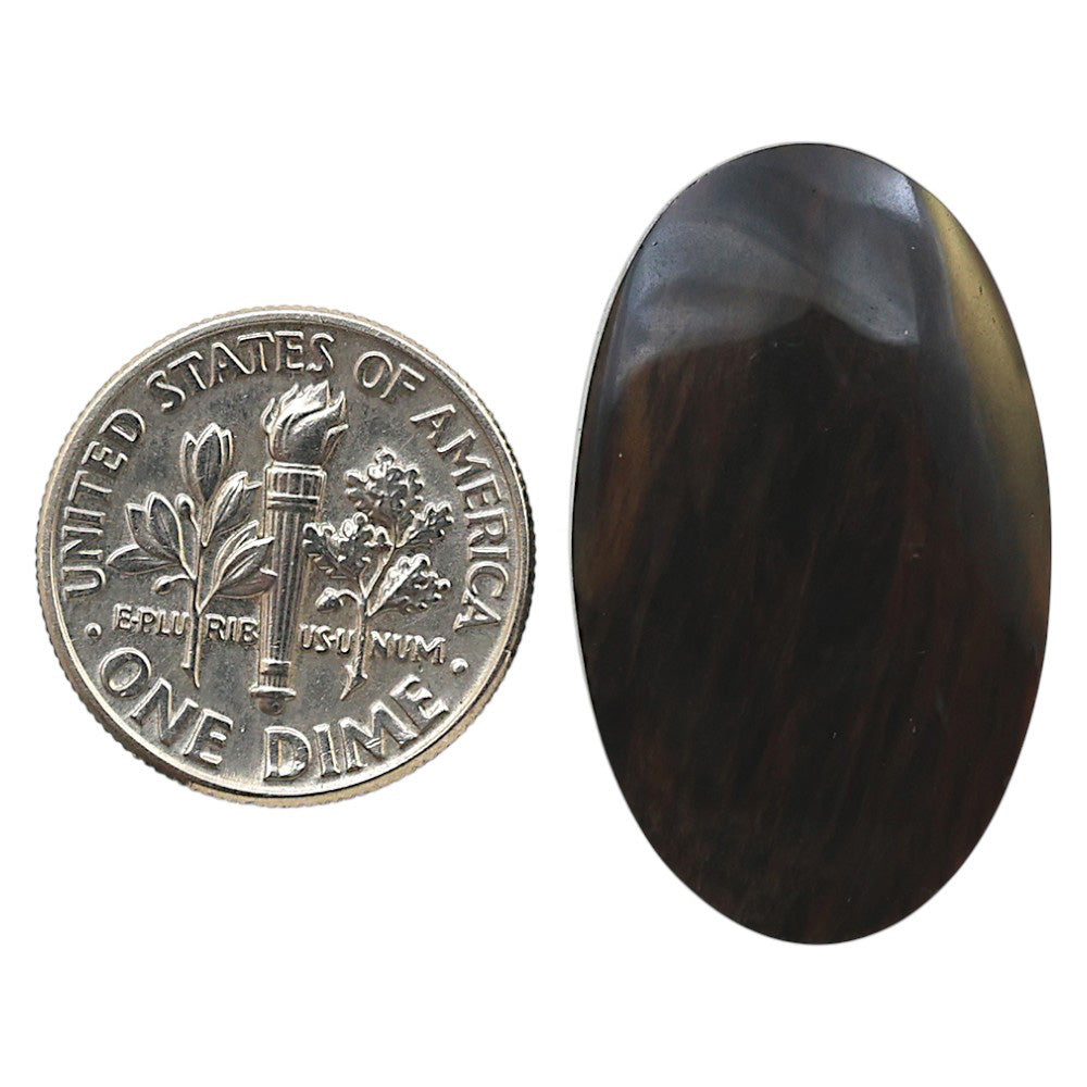 Natural Hypersthene 17x28.35x5 mm Oval Shape Polished Gemstone LS161-09296
