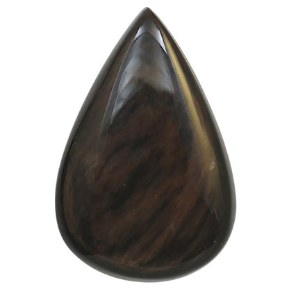 Natural Hypersthene 20.5x31.15x5 mm Pear Shape Polished Gemstone LS161-09297