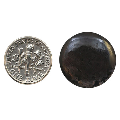 Natural Hypersthene 20.65x20.65x5 mm Round Shape Polished Gemstone LS161-09302