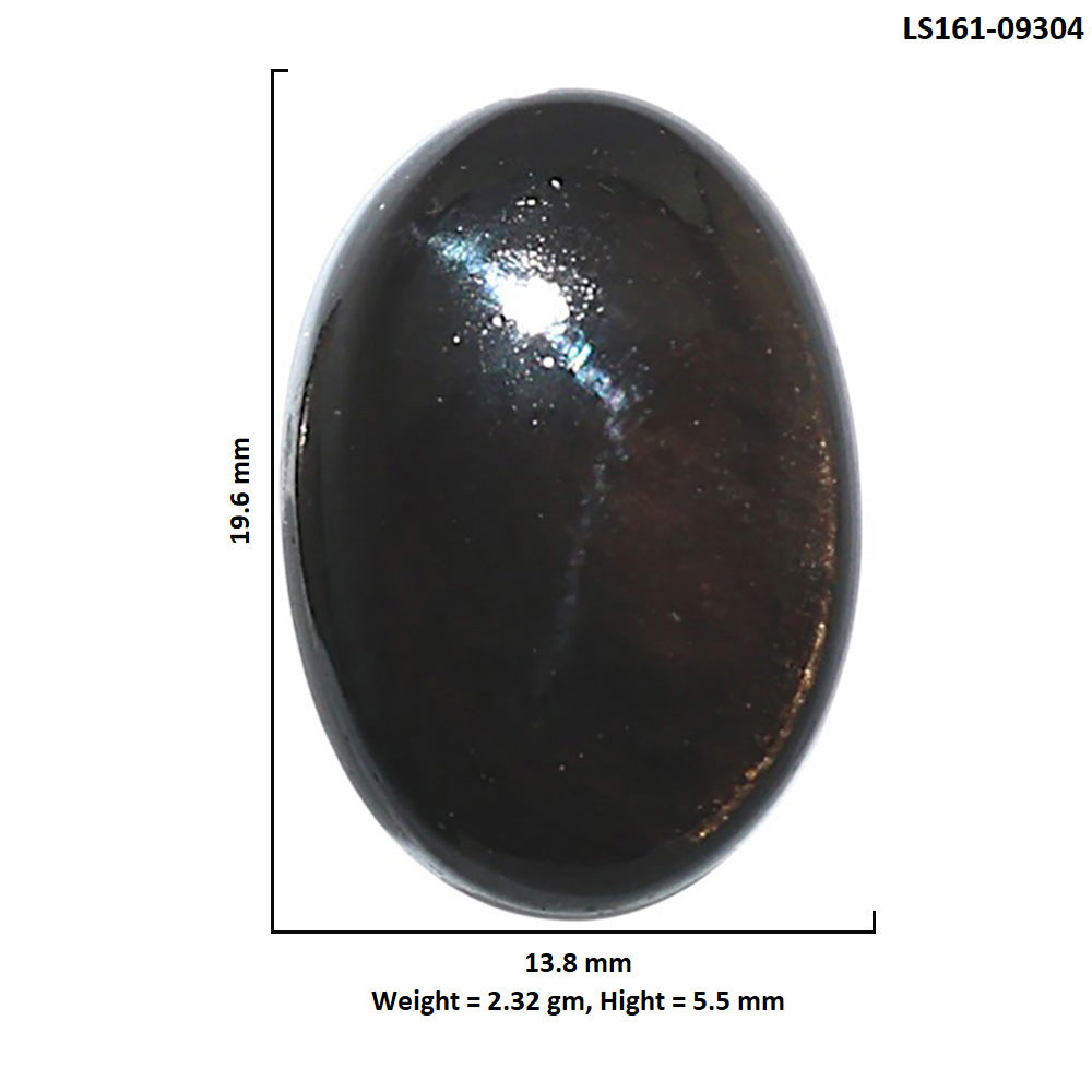 Natural Hypersthene 13.8x19.6x5.5 mm Oval Shape Polished Gemstone LS161-09304